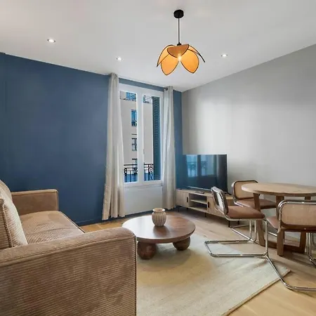 22.appart 4pers#1 Bedroom#pere Lachaise #nation * Paris